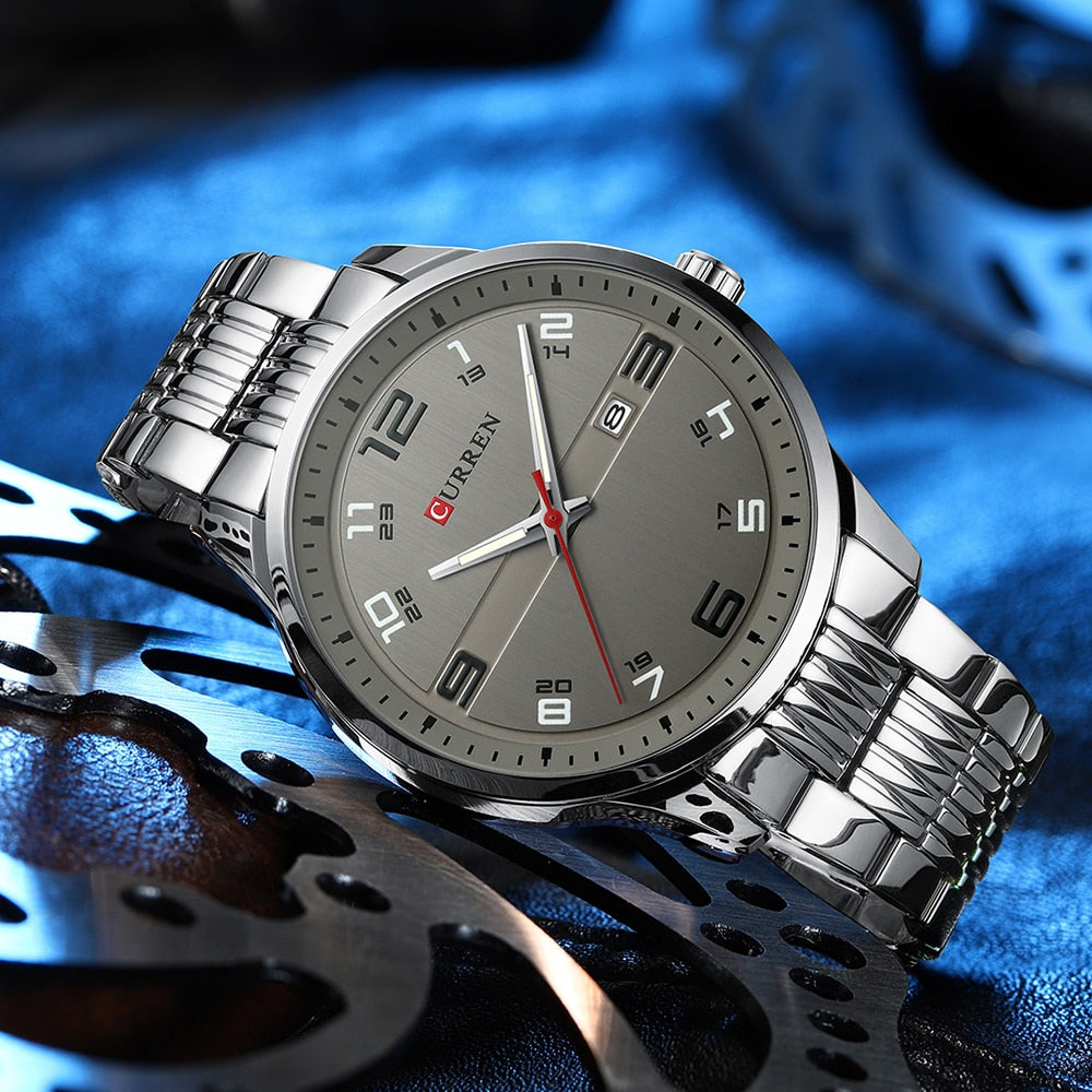 CURREN Business Men Luxury Watches Stainless Steel Quartz Wrsitwatches Male Aut image 10
