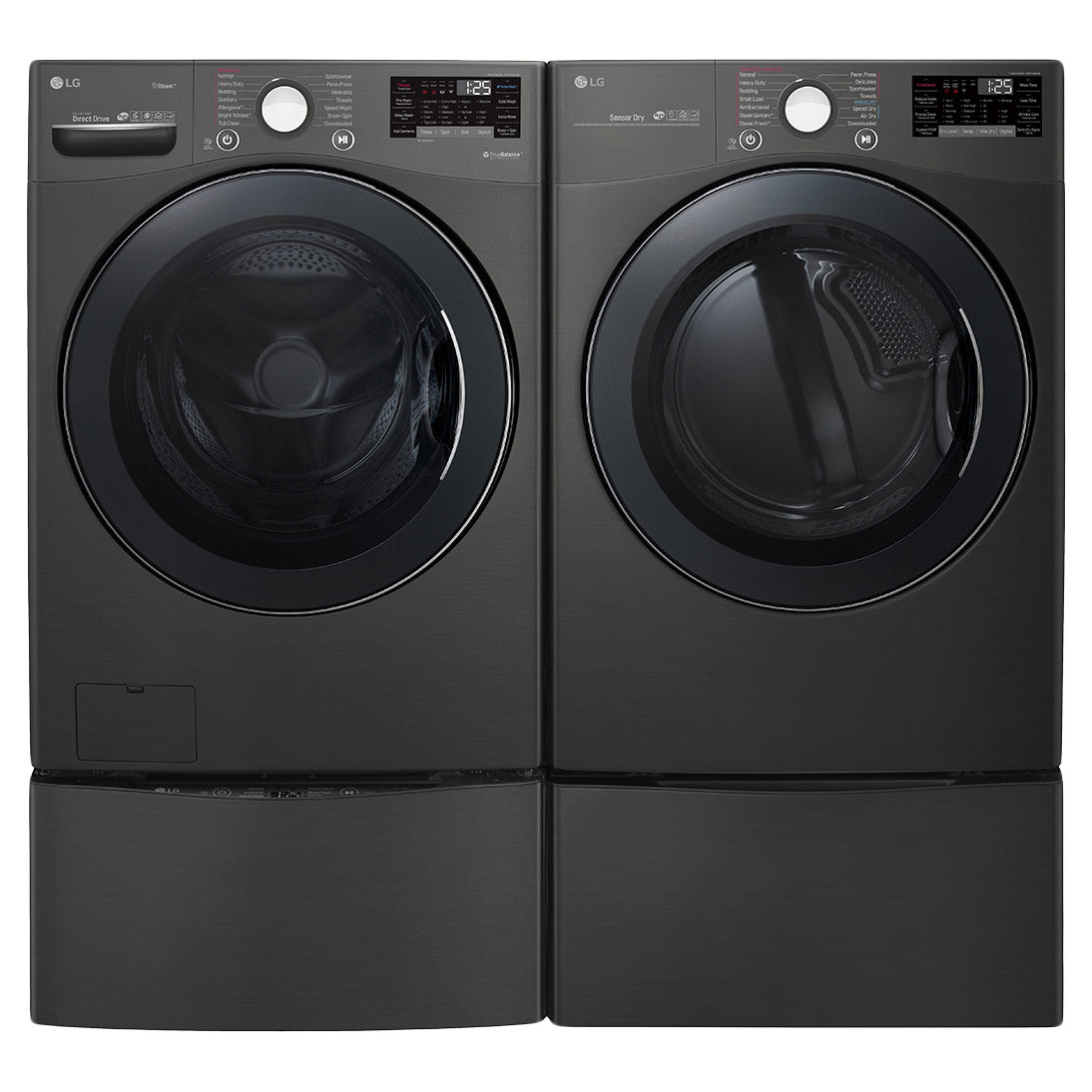LG 4.5 cu. ft. Front Load Washer with TurboWash 360 Technology and 7.4 cu. ft. image 3