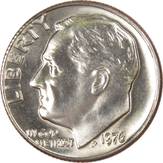 1976 Roosevelt Dime BU Uncirculated Mint State 10c US Coin Collectible image 0