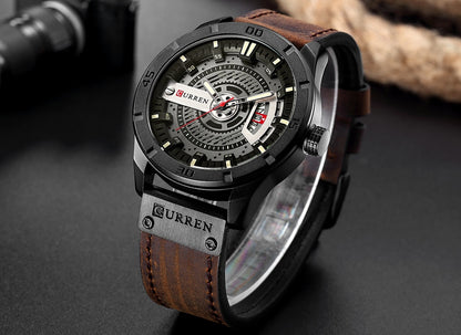 Luxury Watch Brand CURREN Men Military Sports Watches Men's Quartz Date Clock M image 5