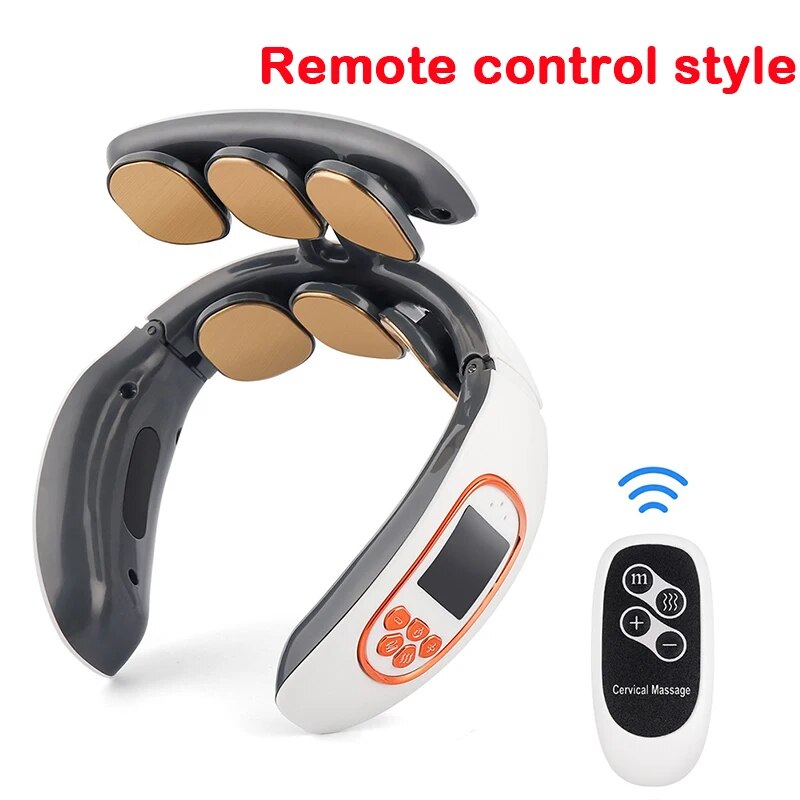 Upgraded Neck Protector Intelligent Rechargeable Voice Neck Massager Heating Mi