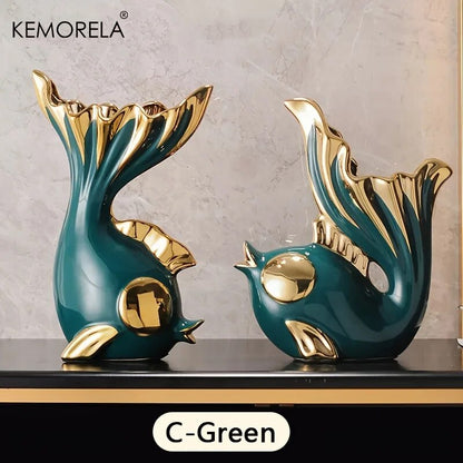 Ceramics Statue Exquisite Home Decor Modern Abstract Art Statue Ornaments Sculp image 5