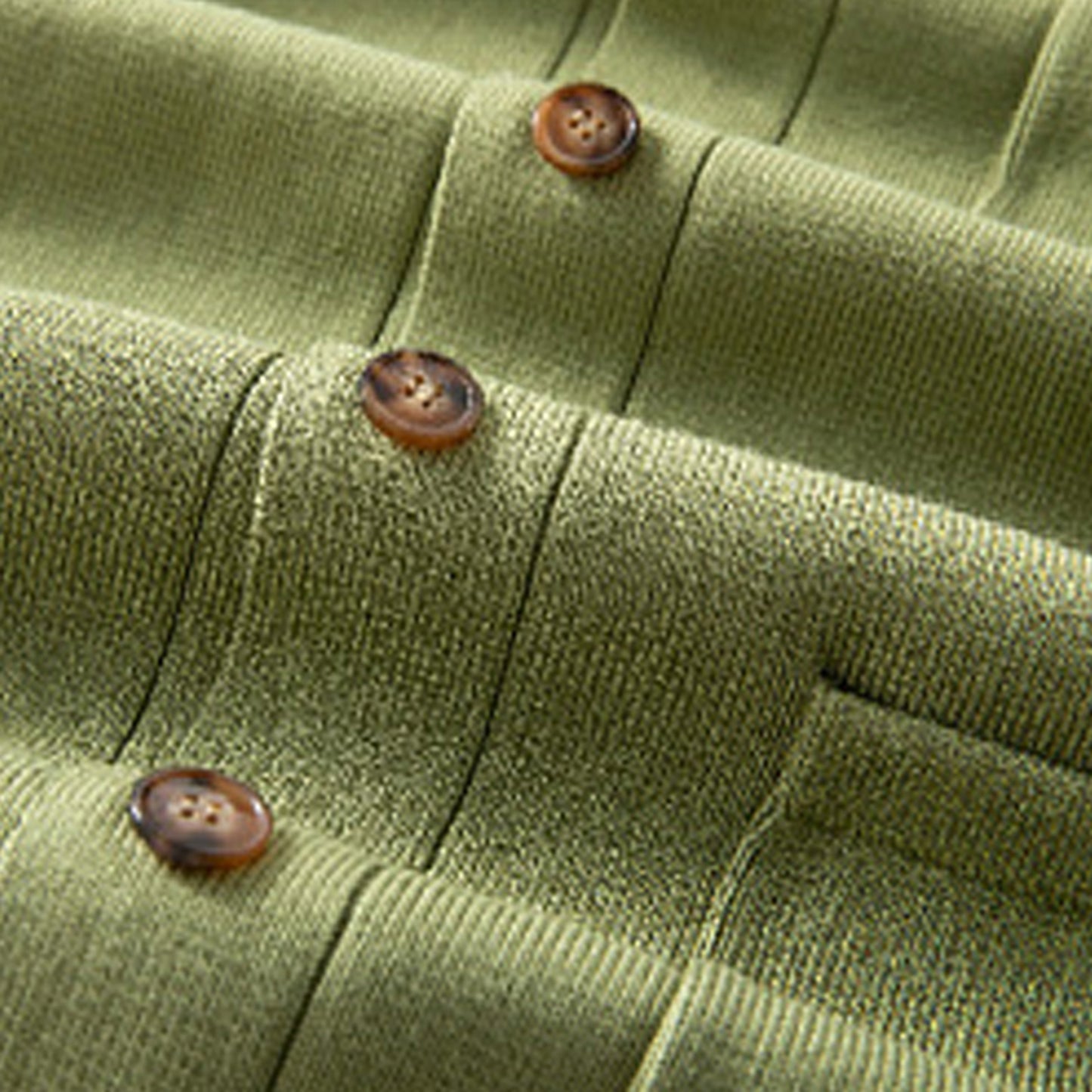 Men s Winter Cable Knit Cardigan Sweater Solid Color Ribbed Coat Long Sleeve La image 5