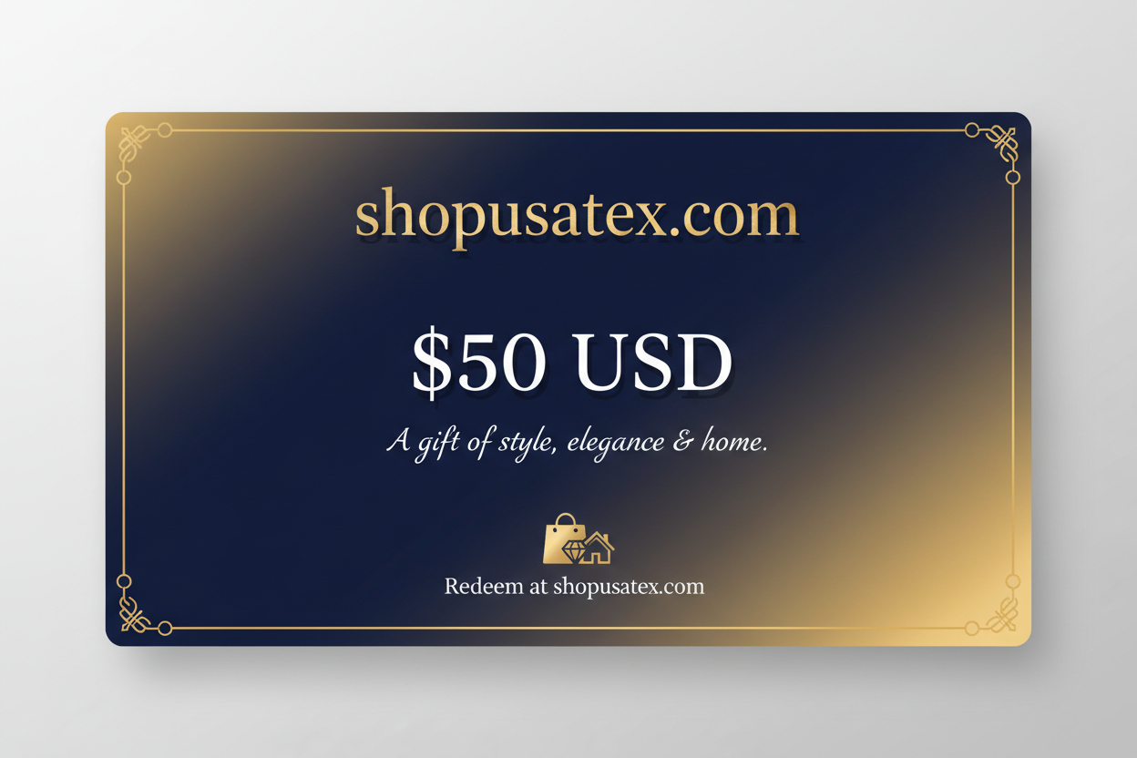 $50 USD shopusatex.com Gift Card