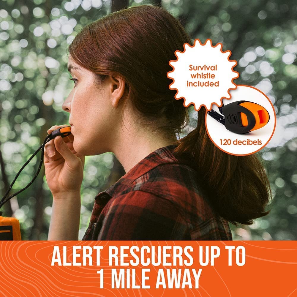 2 Person Emergency Shelter Bivy Survival Tent Kit Mylar Tube Tent Sleeping Bag image 7