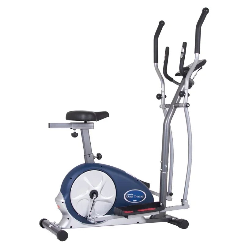 BRM3671 Elliptical and Exercise Bike Dual Trainer