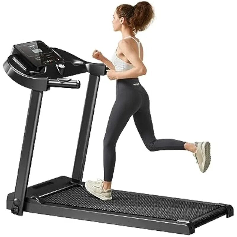 CURSOR FITNESS Home Foldable Treadmill with Pulse Sensor, 2.5 HP Quiet , 7.5 MPH