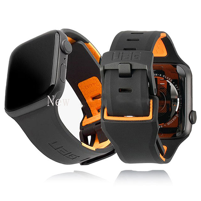 Silicone Strap for Apple watch Band 44mm 40mm 49mm 45mm 41mm UAG 42 watchband b image 1