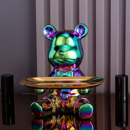 Light luxury ornaments, violent bear dolls small ornaments, living room TV cabi image 5