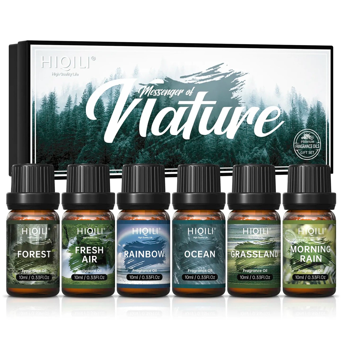HIQILI Fragrance Oils Set-Nature Theme | TOP 6 Gift Set Use For Aromatherapy,Di image 1