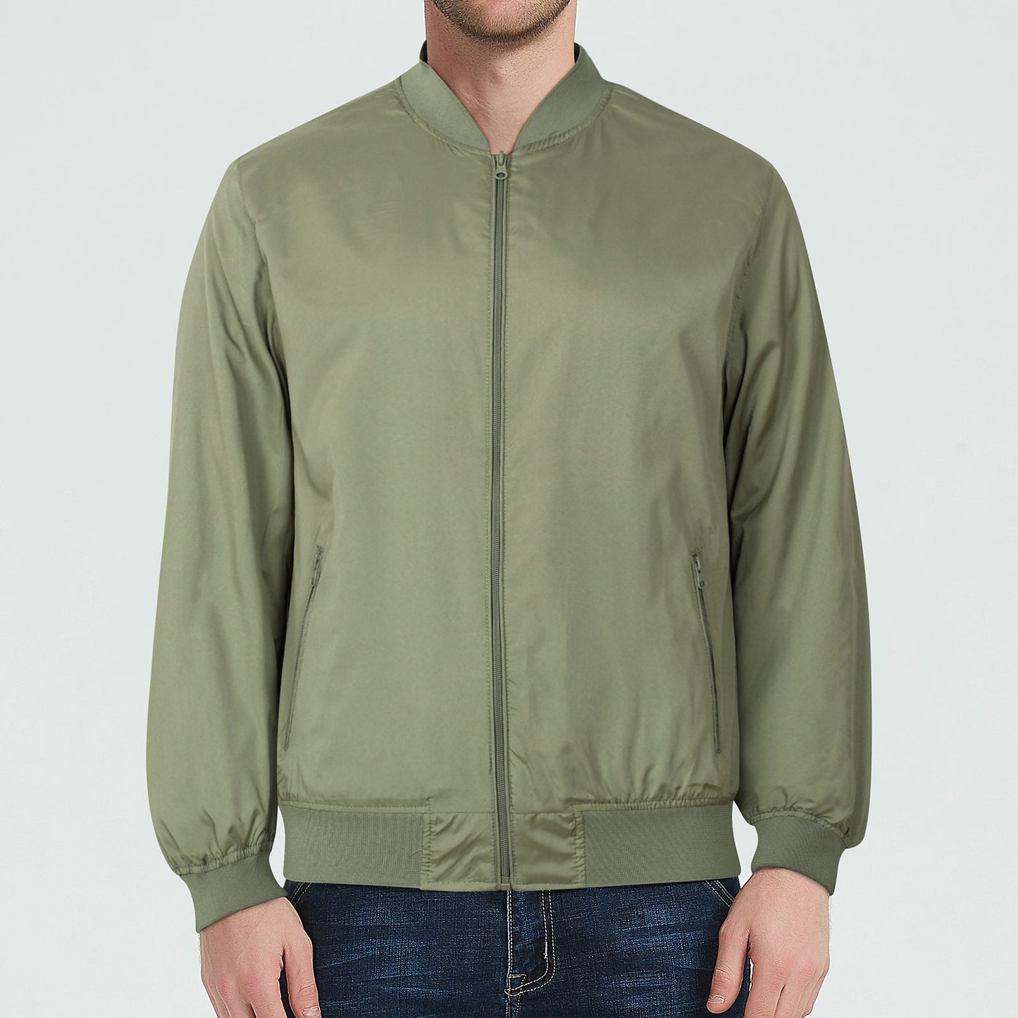 Men's  Jacket Fashion Lightweight Windbreaker Spring Fall Casual
