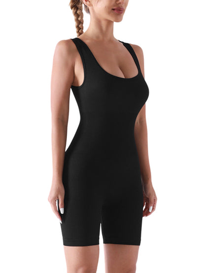 Women Bodysuit Summer Bodycon Bodysuit Sleeveless Vest Tops Body Suits Jumpsuit image 4