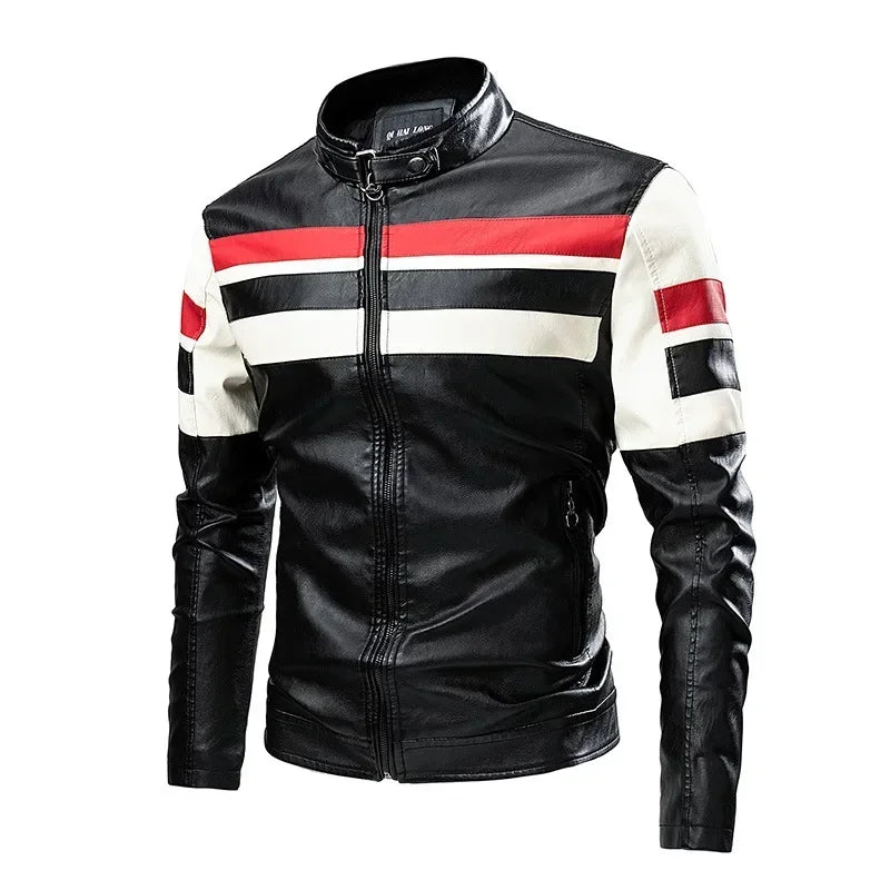 2024 Spring Men Zipper Jacket High Quality Male Jacket Multi Pocket Casual Moto