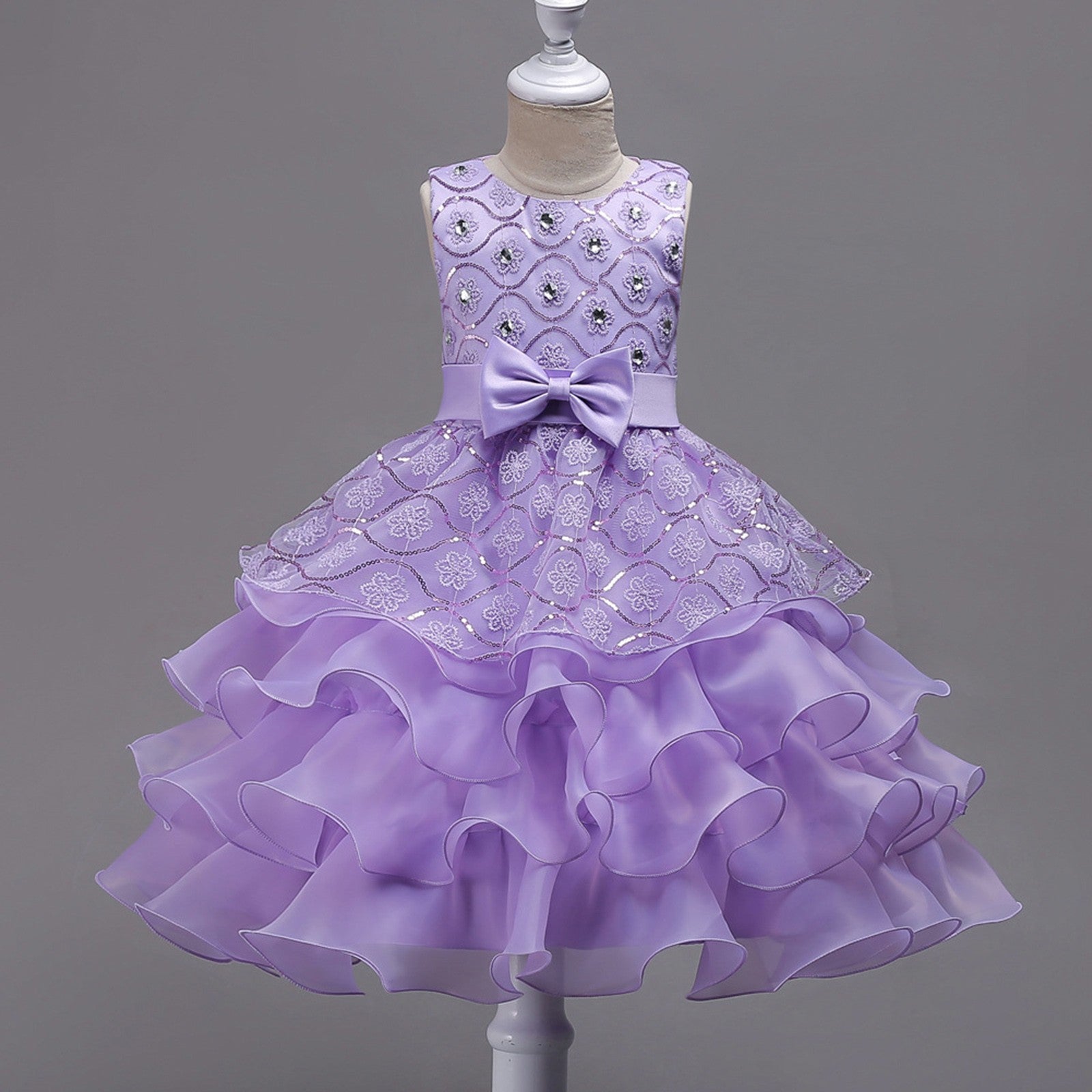 Children Modern Jazz Dance Costumes Kids Girls Stage Wear Birthday Wedding Part image 7