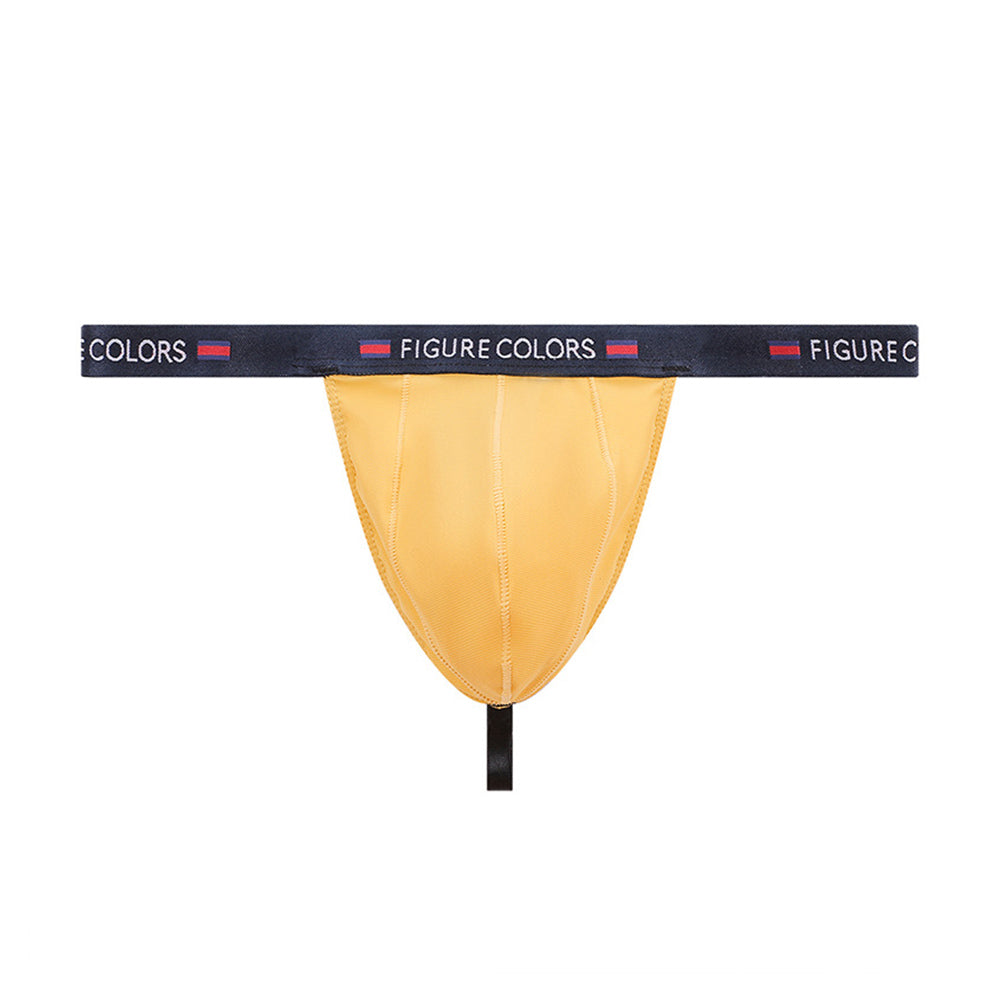 Ice Silk Mens Gorgeous Underwear Bikini Low-Rise T-Back Underpants Open Butt G-stri