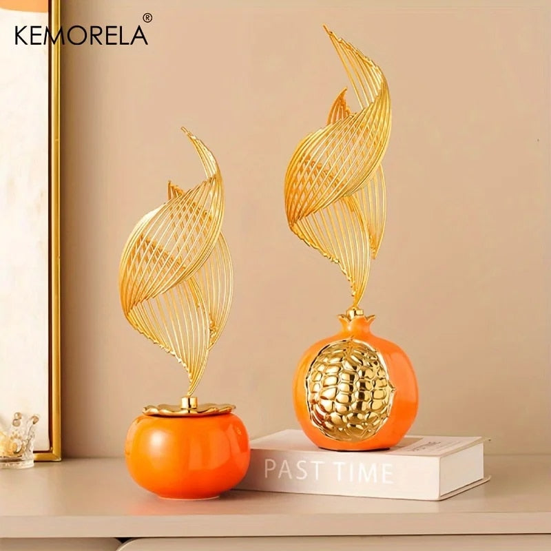 Ceramic Statue Nordic Creative Light Luxury Living Room Decoration Sculptures a image 8