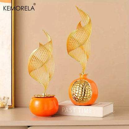 Ceramic Statue Nordic Creative Light Luxury Living Room Decoration Sculptures a image 8