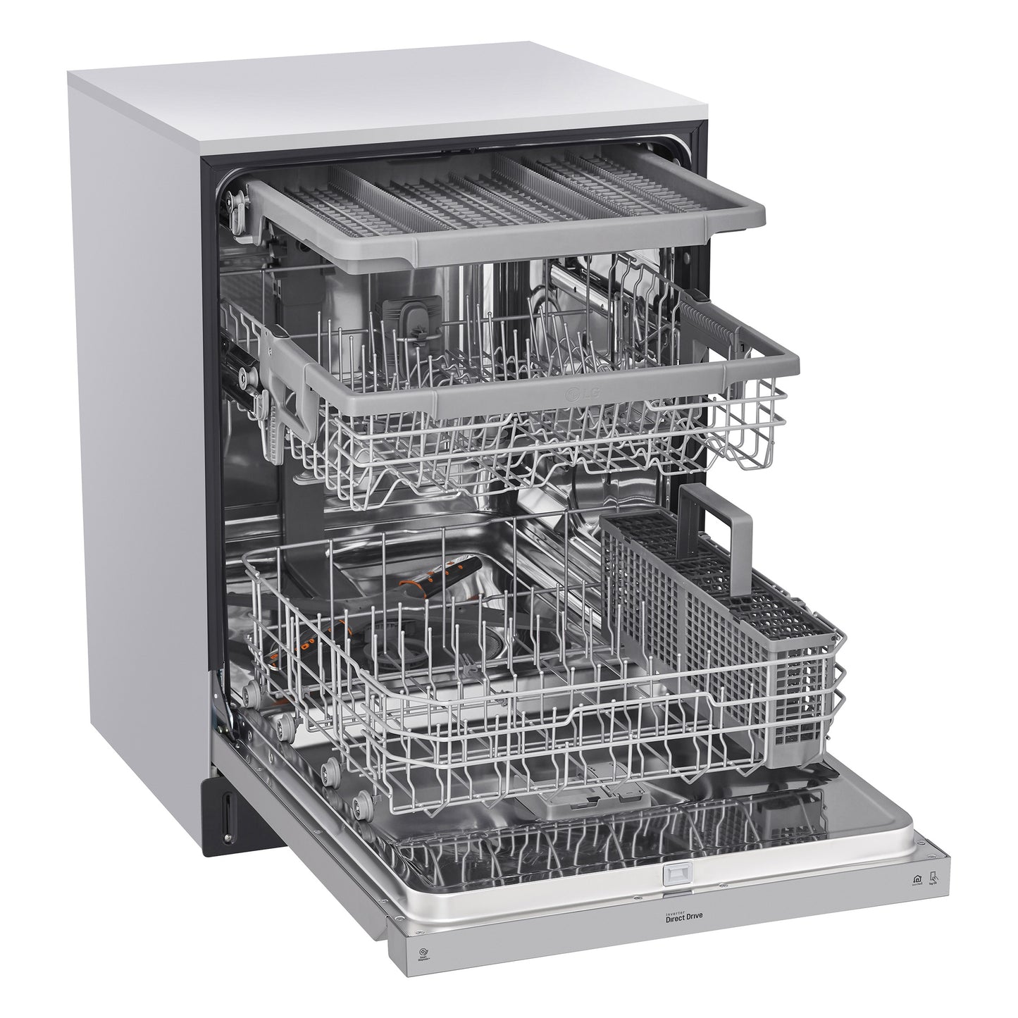LG Front Control Dishwasher with EasyRack and LoDecibel image 2