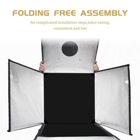 Po Studio Box Portable Lightbox Tabletop Shooting PVC Backdrop Tent Pogra