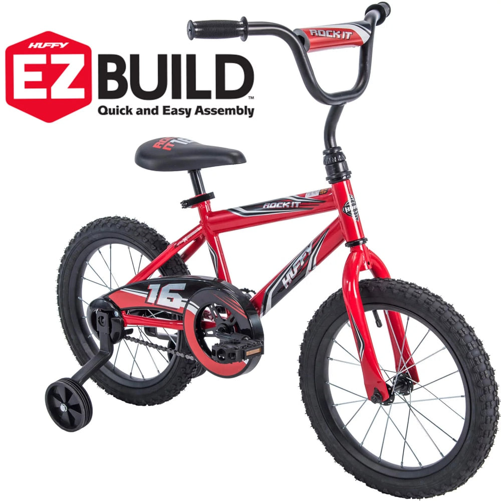 2023 New Huffy 16 In. Rock It Boy Kids Bike, Red Bicycle image 1