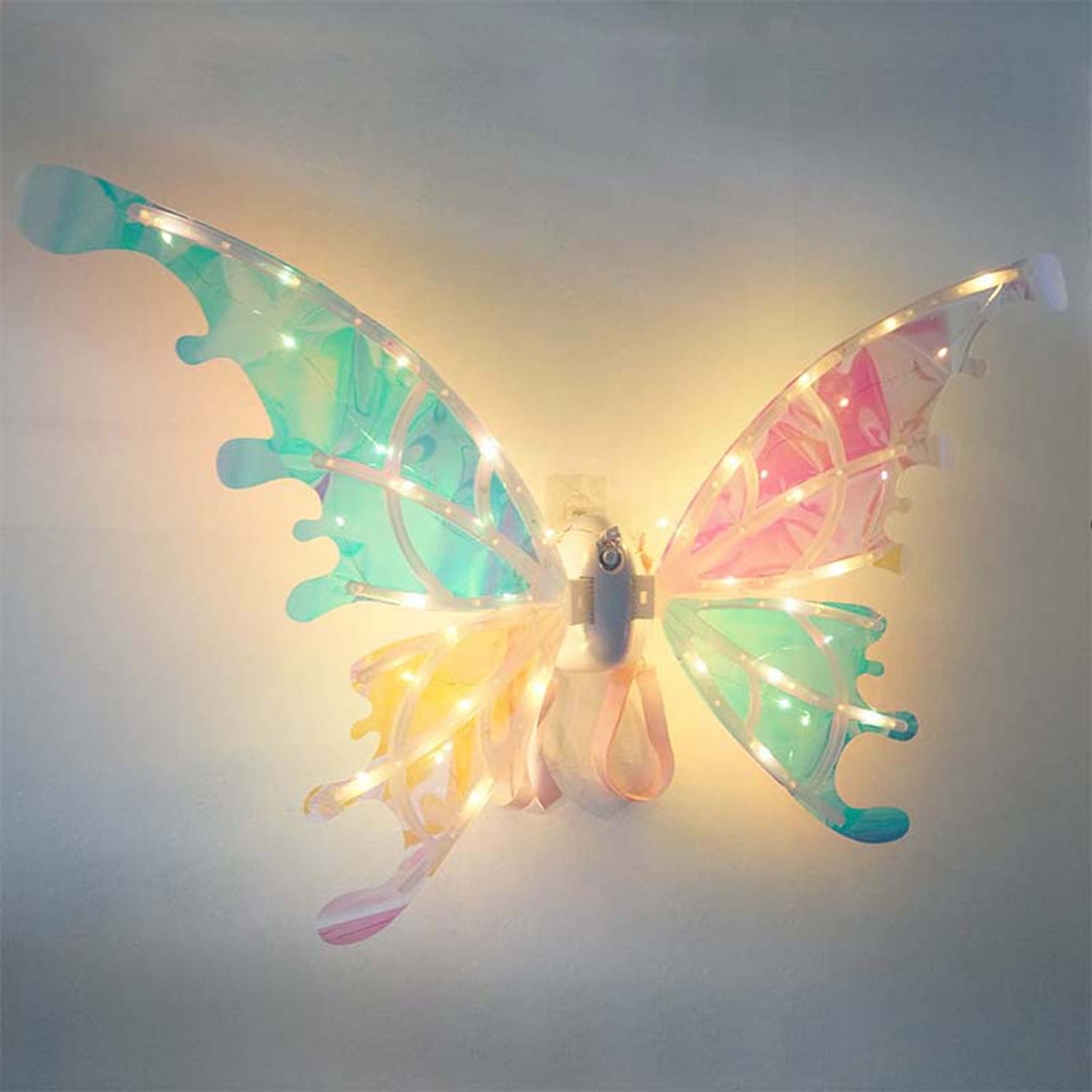 R01 Elf Wings Costume Electric Wings For Kids Happy Birthday Party Decorations