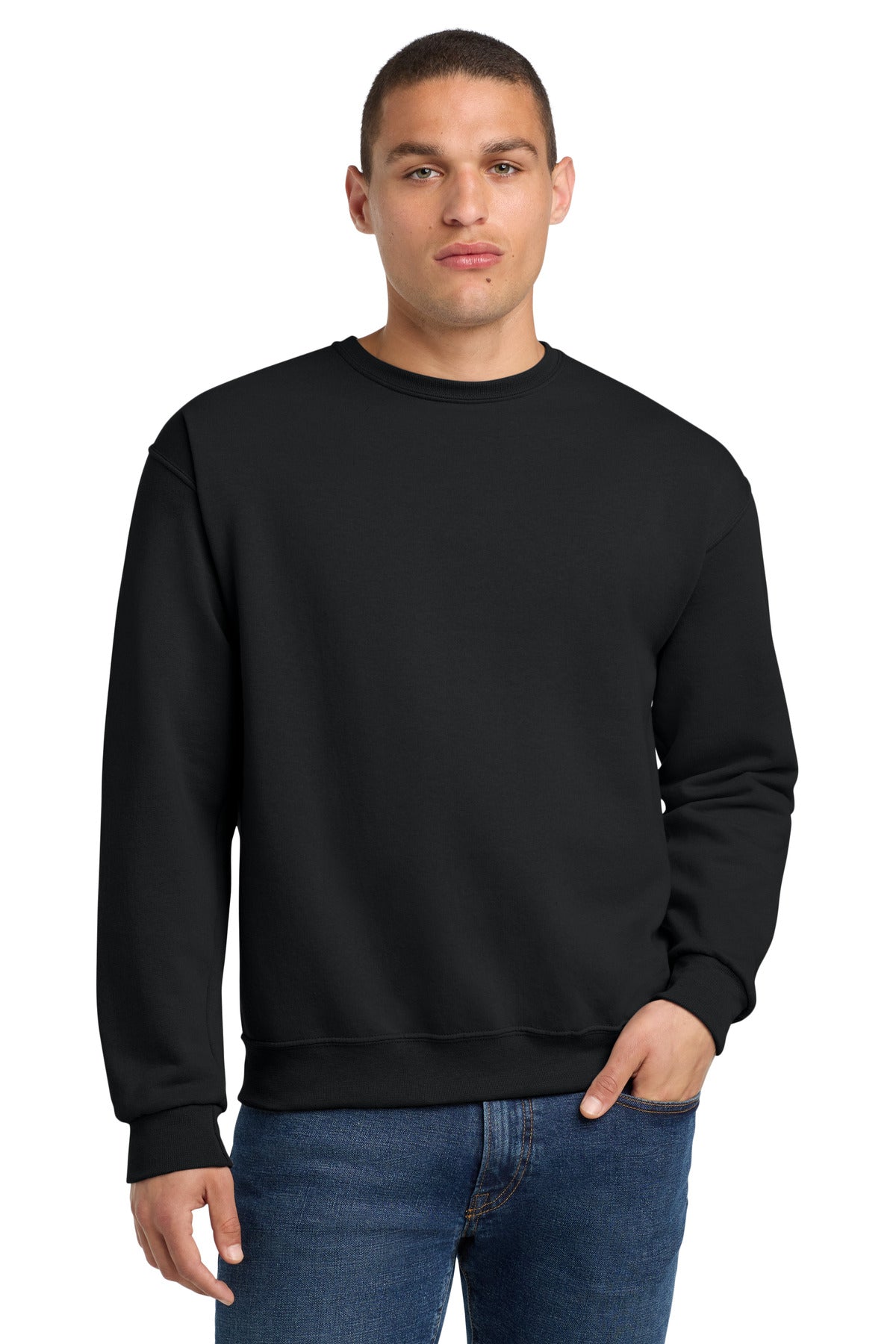 Jerzees NuBlend Crewneck Sweatshirt.  562M