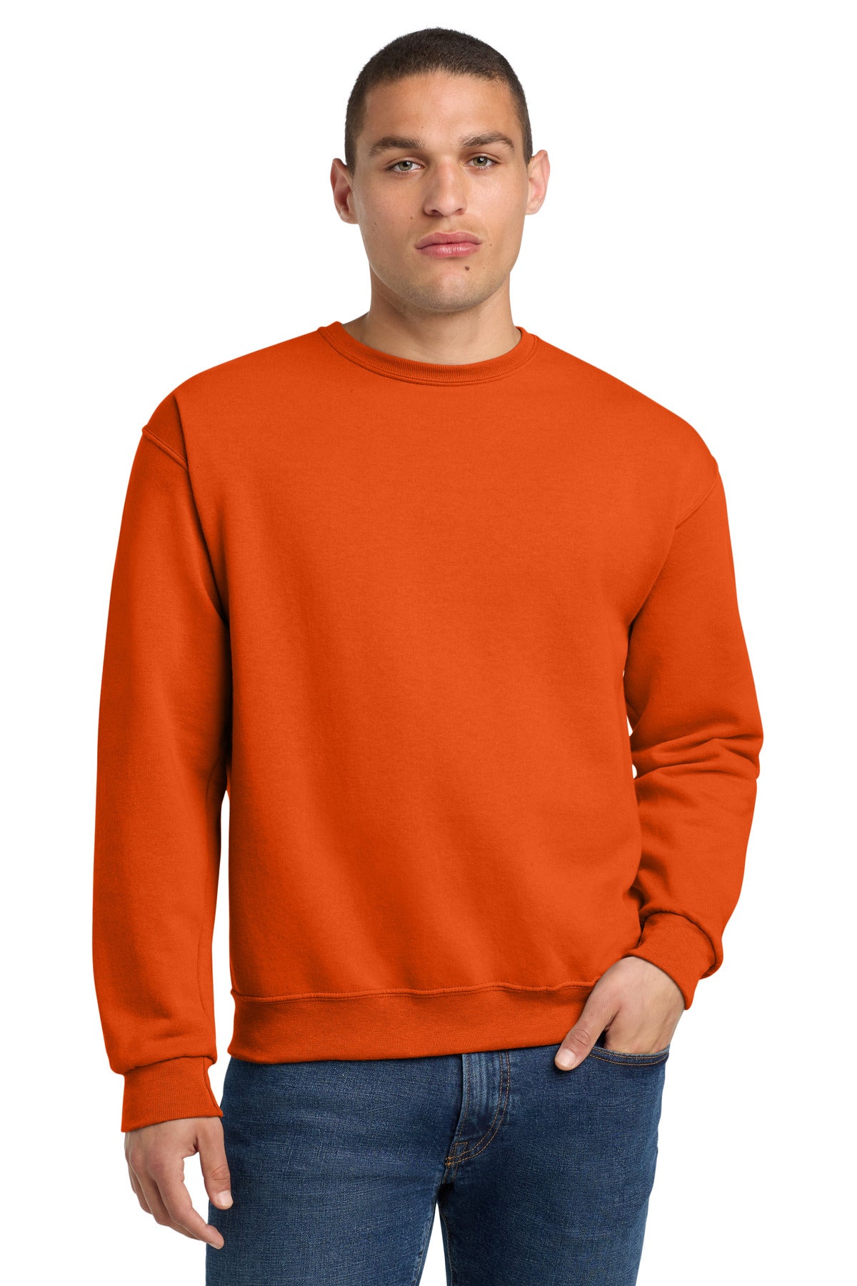 Jerzees NuBlend Crewneck Sweatshirt.  562M