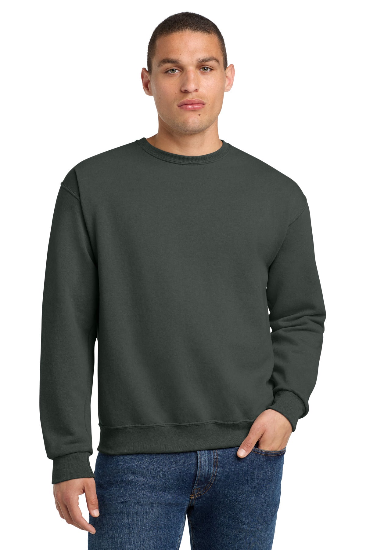 Jerzees NuBlend Crewneck Sweatshirt.  562M
