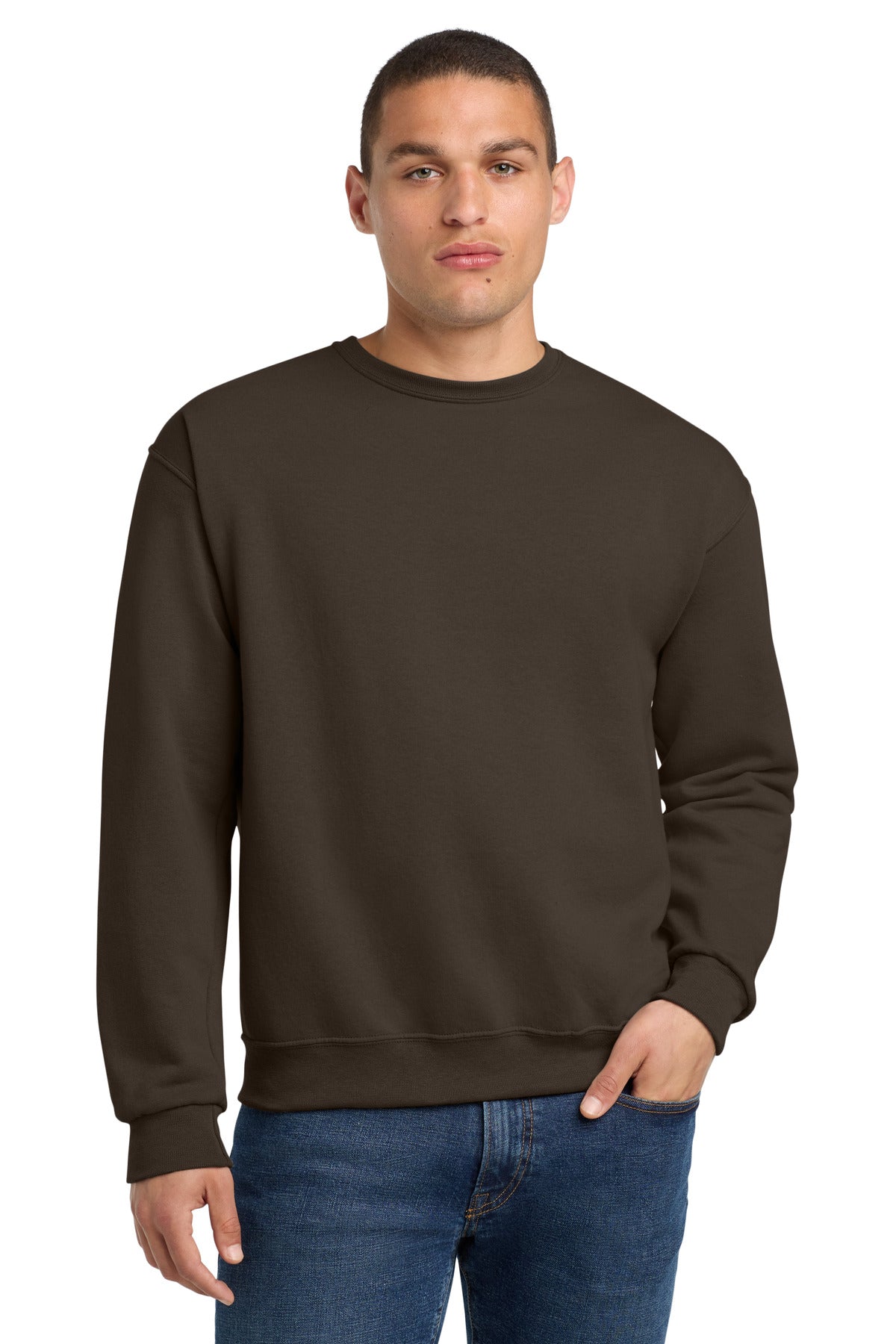 Jerzees NuBlend Crewneck Sweatshirt.  562M