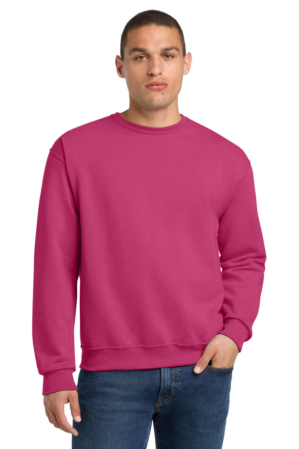 Jerzees NuBlend Crewneck Sweatshirt.  562M