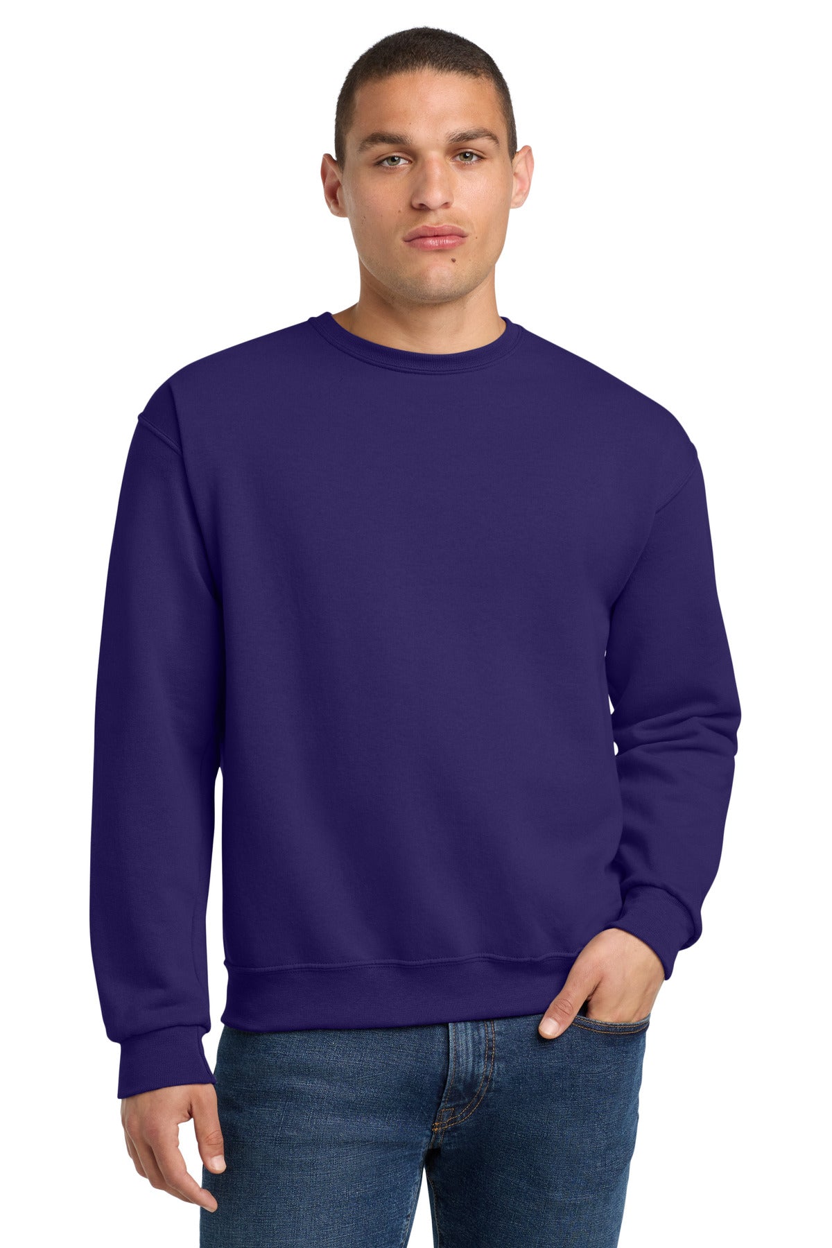 Jerzees NuBlend Crewneck Sweatshirt.  562M