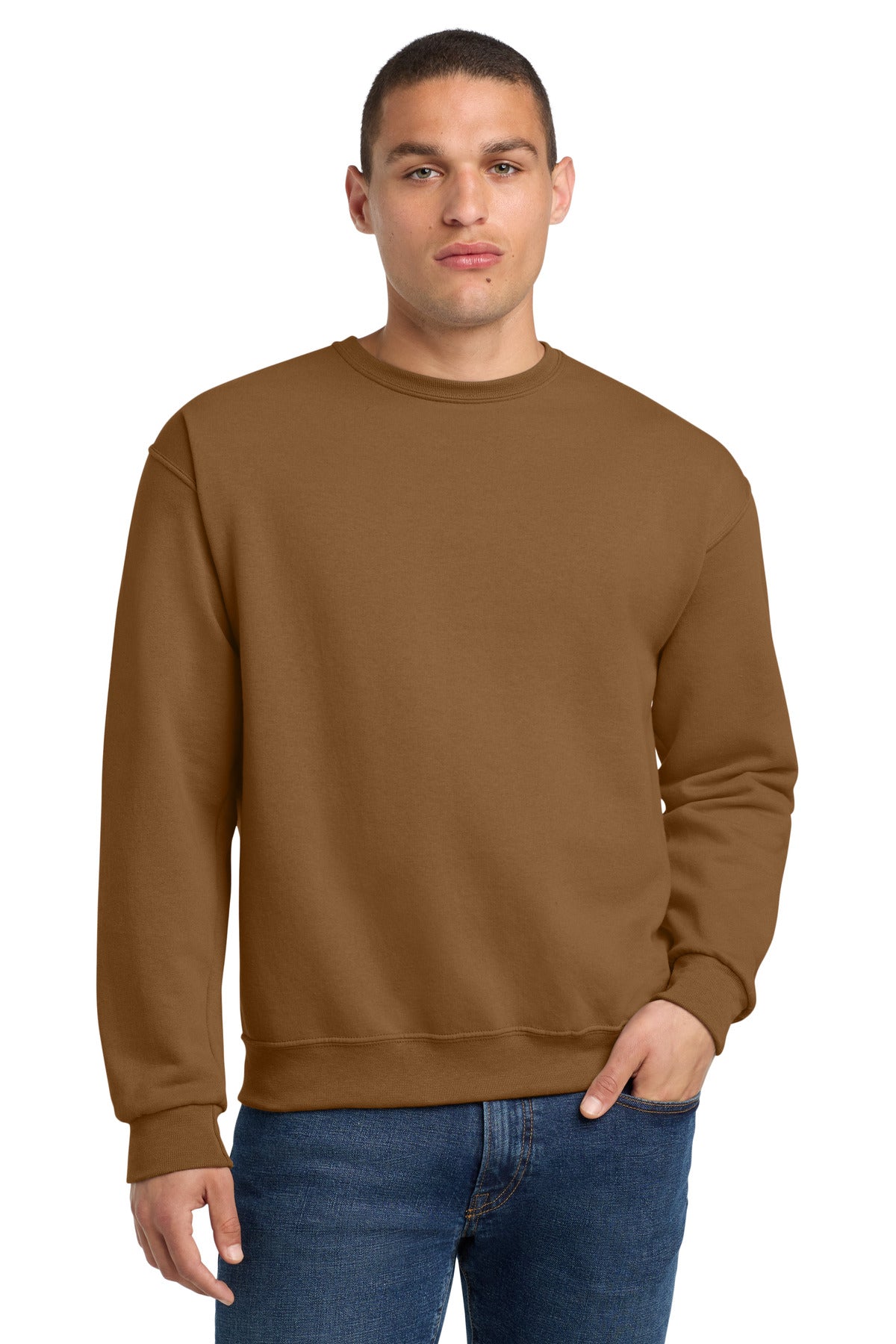 Jerzees NuBlend Crewneck Sweatshirt.  562M
