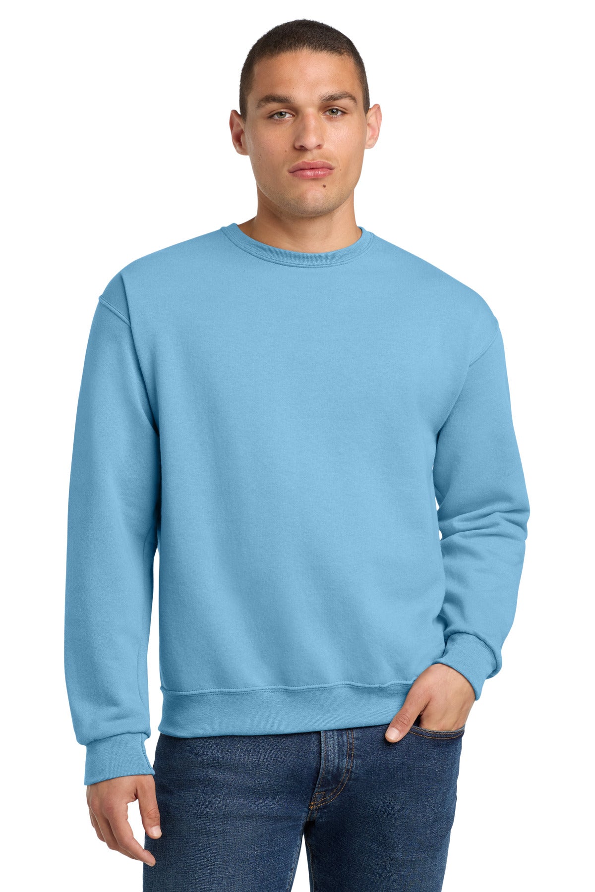 Jerzees NuBlend Crewneck Sweatshirt.  562M