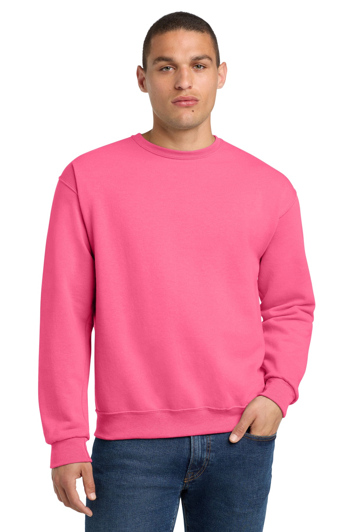 Jerzees NuBlend Crewneck Sweatshirt.  562M
