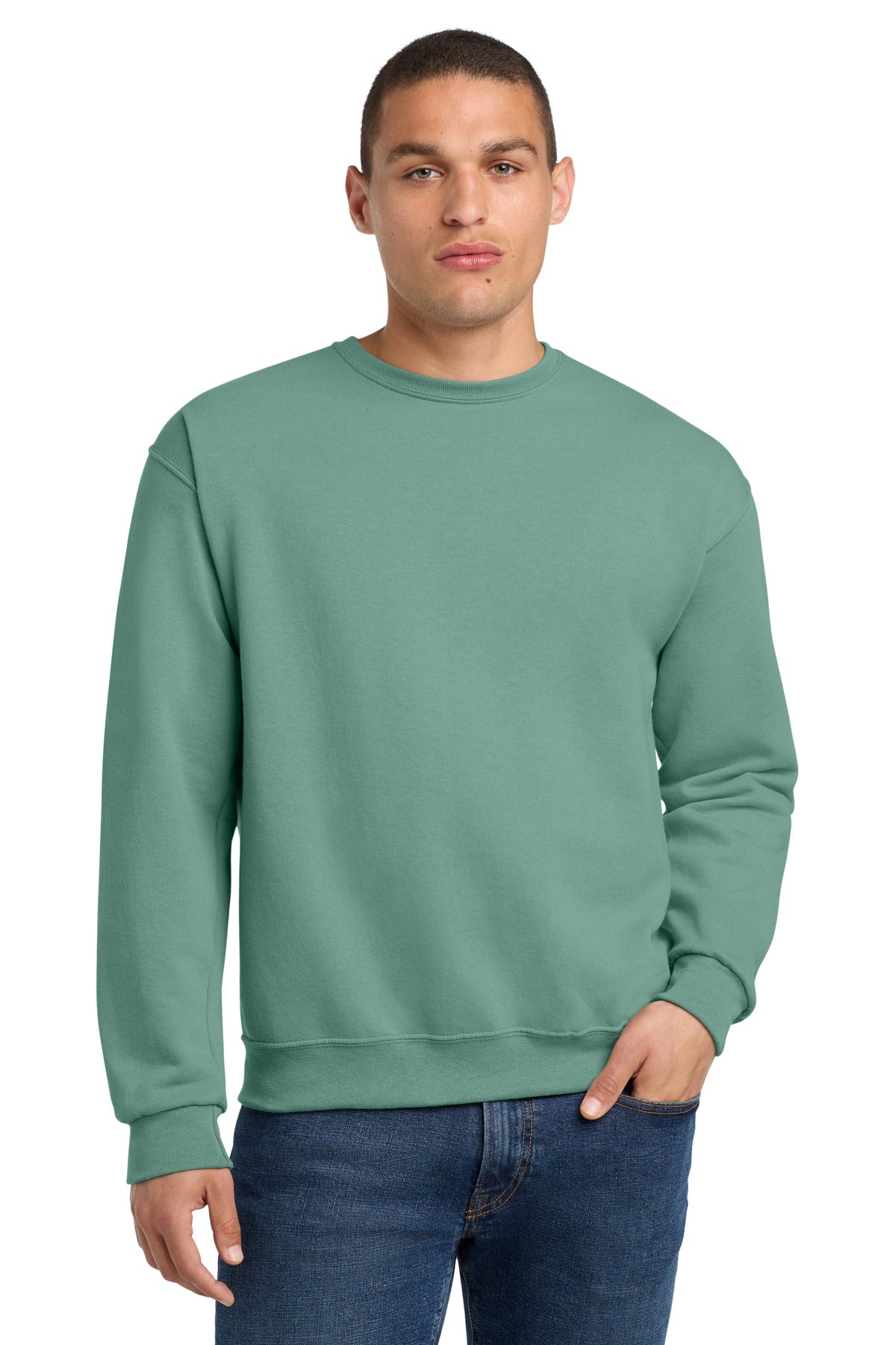 Jerzees NuBlend Crewneck Sweatshirt.  562M