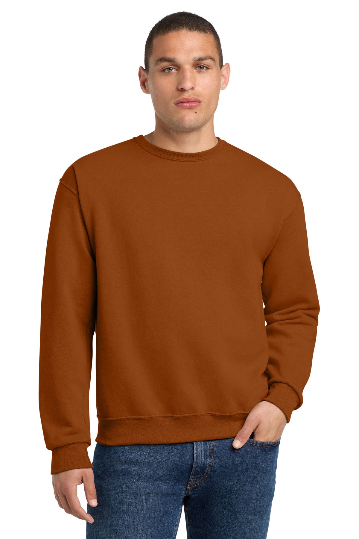 Jerzees NuBlend Crewneck Sweatshirt.  562M