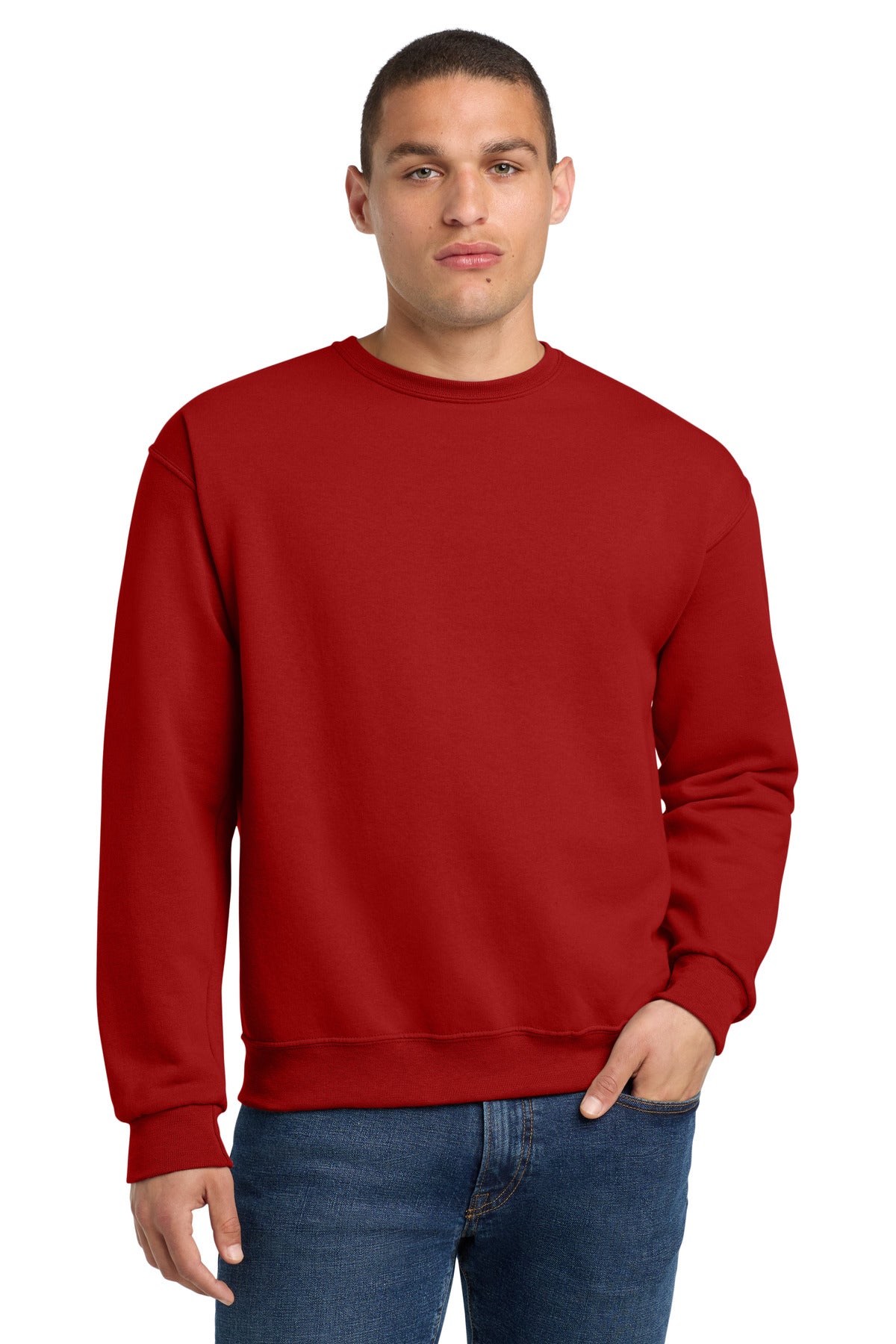 Jerzees NuBlend Crewneck Sweatshirt.  562M