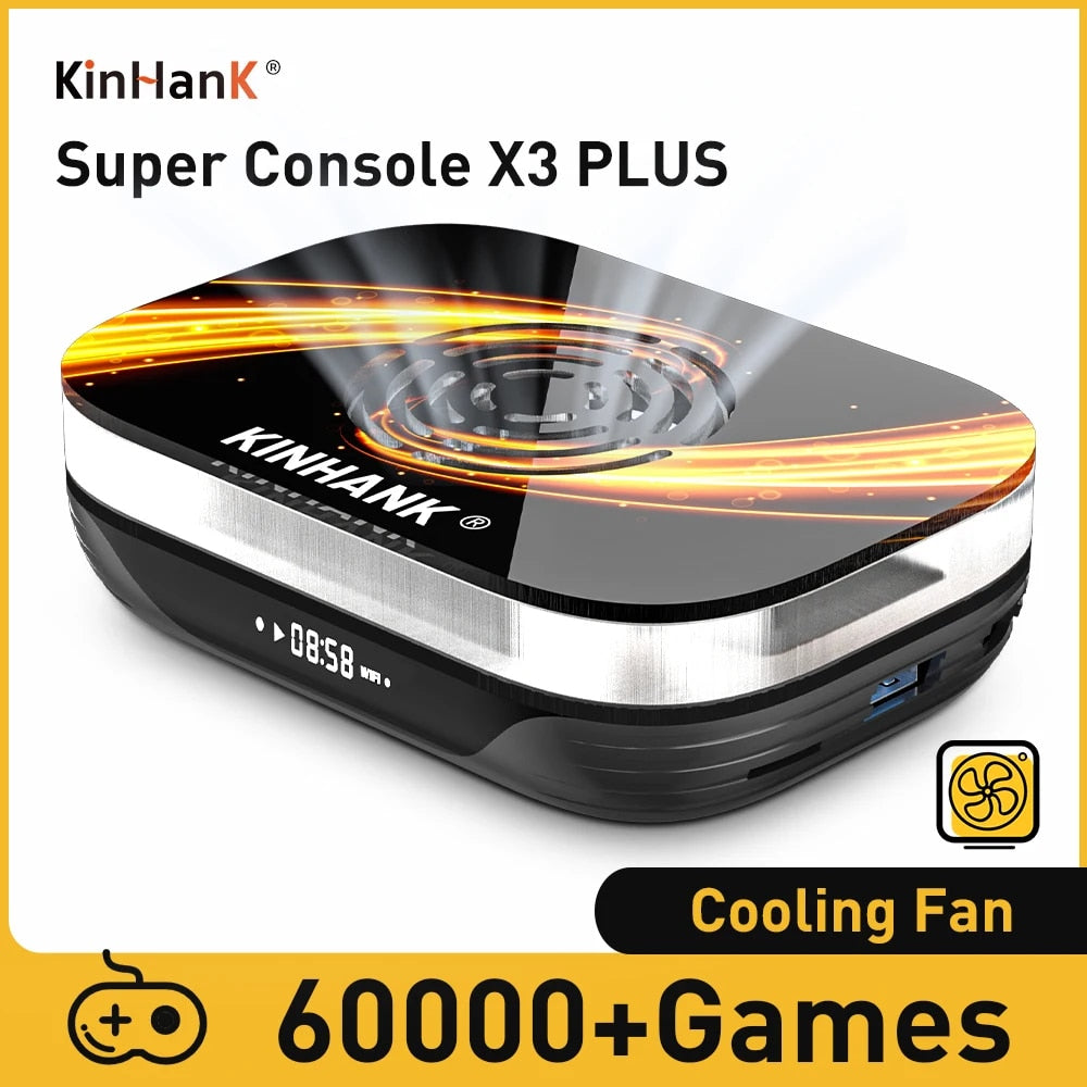 KINHANK Super Console X3 Plus Retro Game Console 60000 Games for DC/SS/MAME/ARC image 1