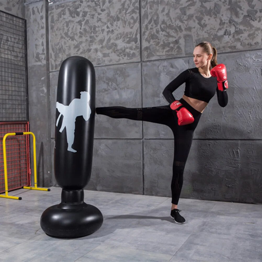 1.2/1.6M Inflatable Boxing Punching Bag for Adult Children Boxing Equipment San image 16