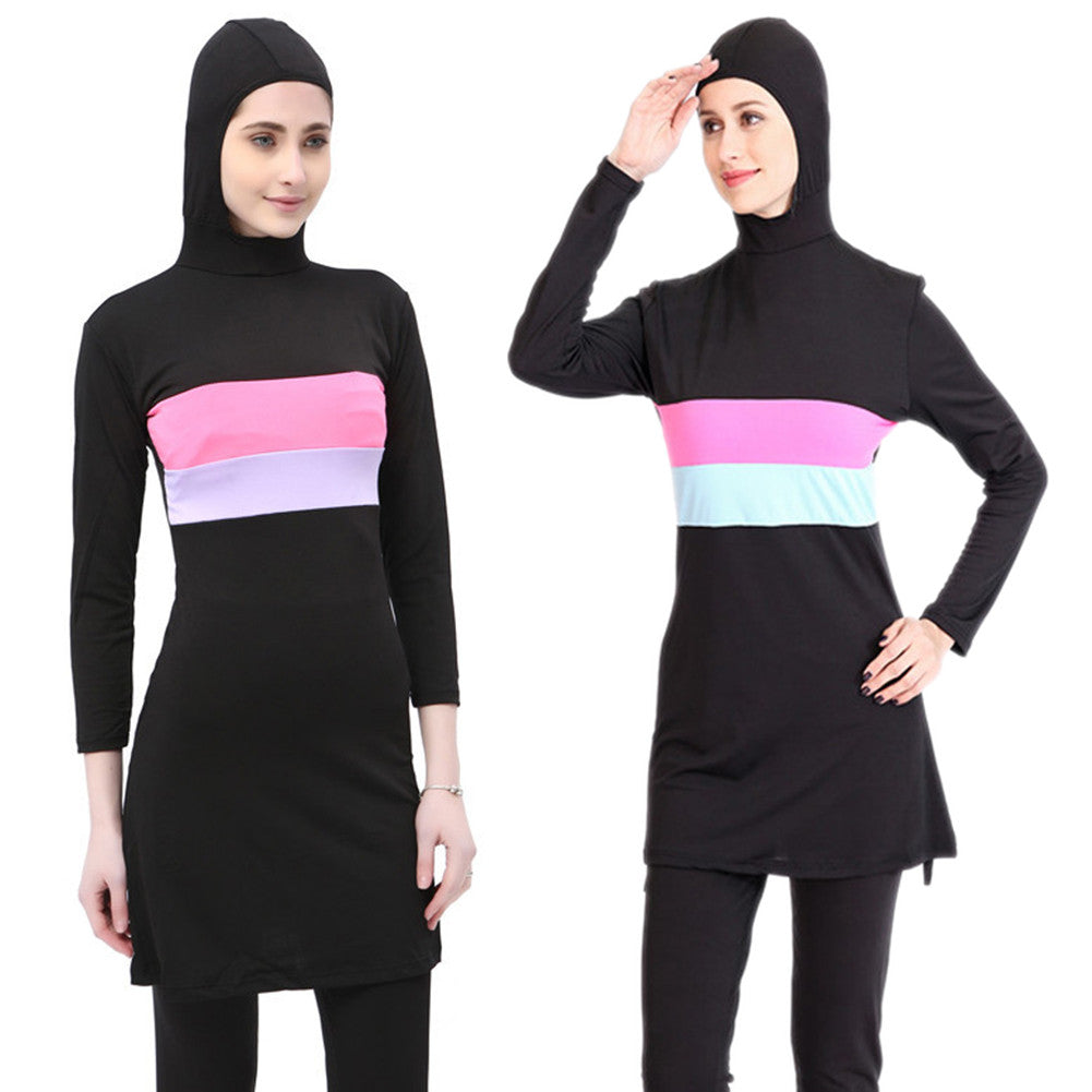 Femme Musulmane PlusSize Swimwear Borkini Muslim Swimming Suit With Modest Swim image 0