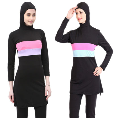 Femme Musulmane PlusSize Swimwear Borkini Muslim Swimming Suit With Modest Swim image 0