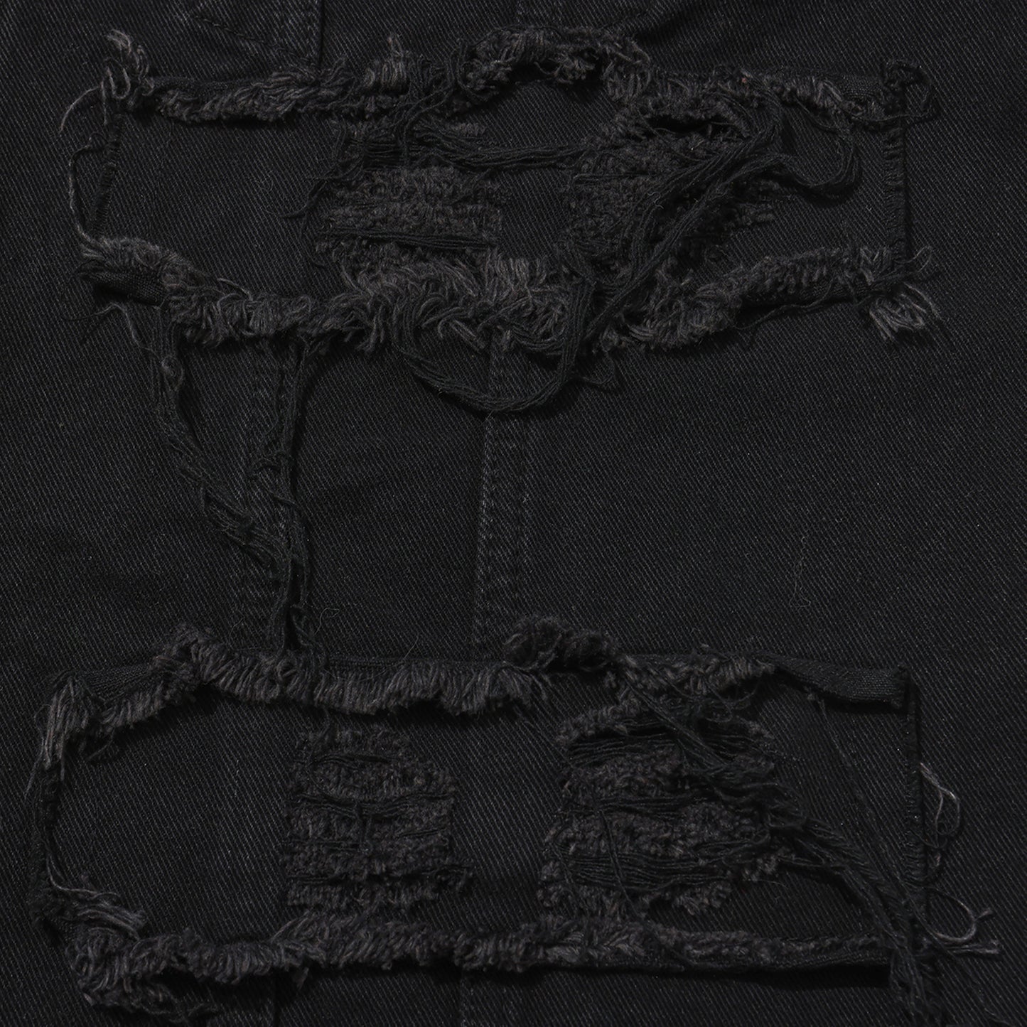 Men's Gothic punk Distressed Trucker Casual Denim Jacket Outerwear Loose Fit St image 6