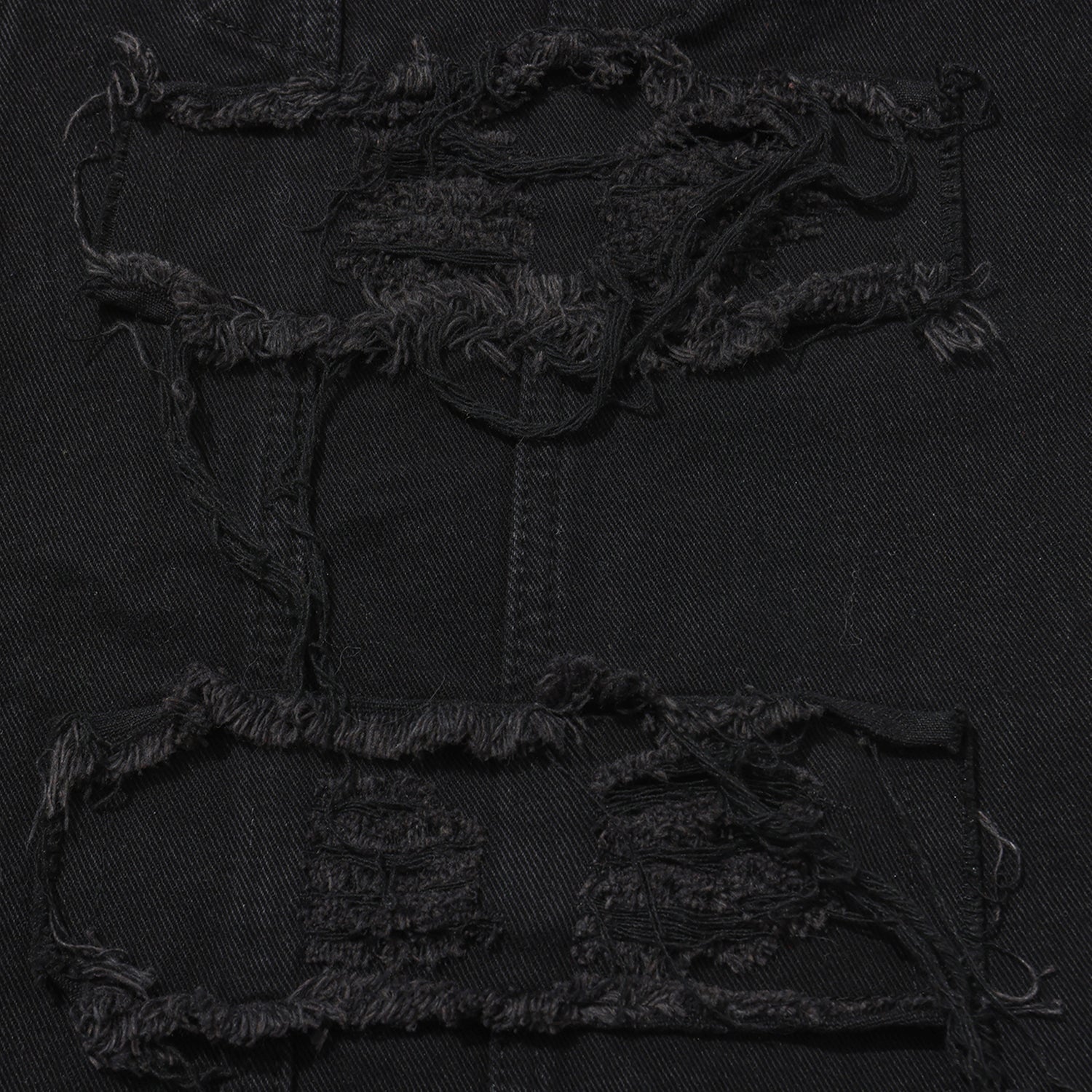 Men's Gothic punk Distressed Trucker Casual Denim Jacket Outerwear Loose Fit St image 6