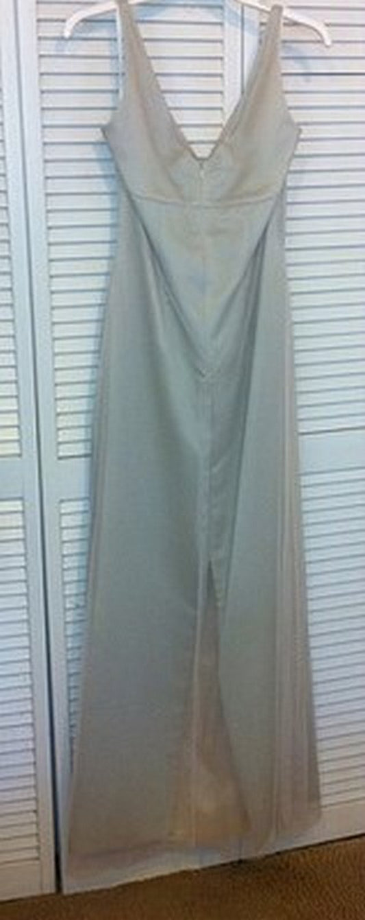 Watters & Watters Women Dress Net-Soft Nude On Satin Size 10