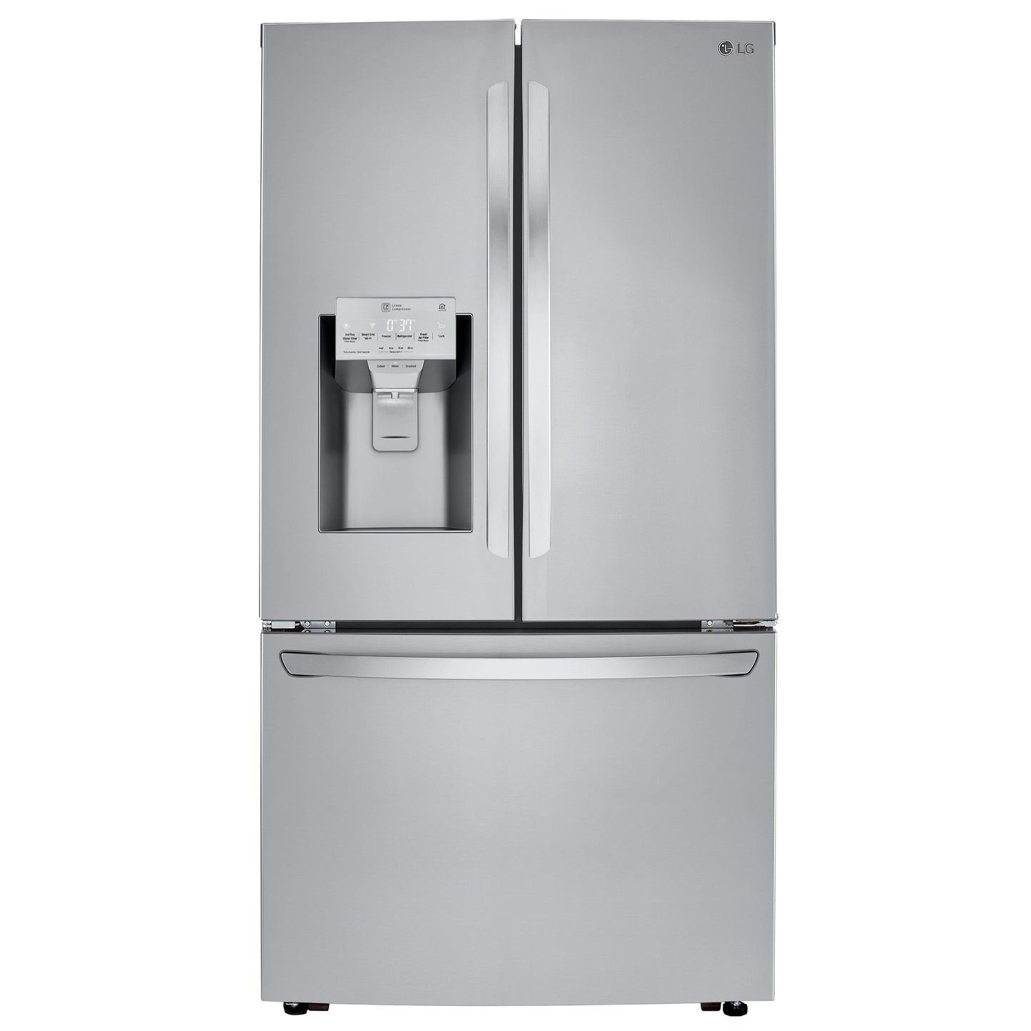 LG 23.5 cu. ft. French Door Counter-Depth Refrigerator with Craft Ice image 0