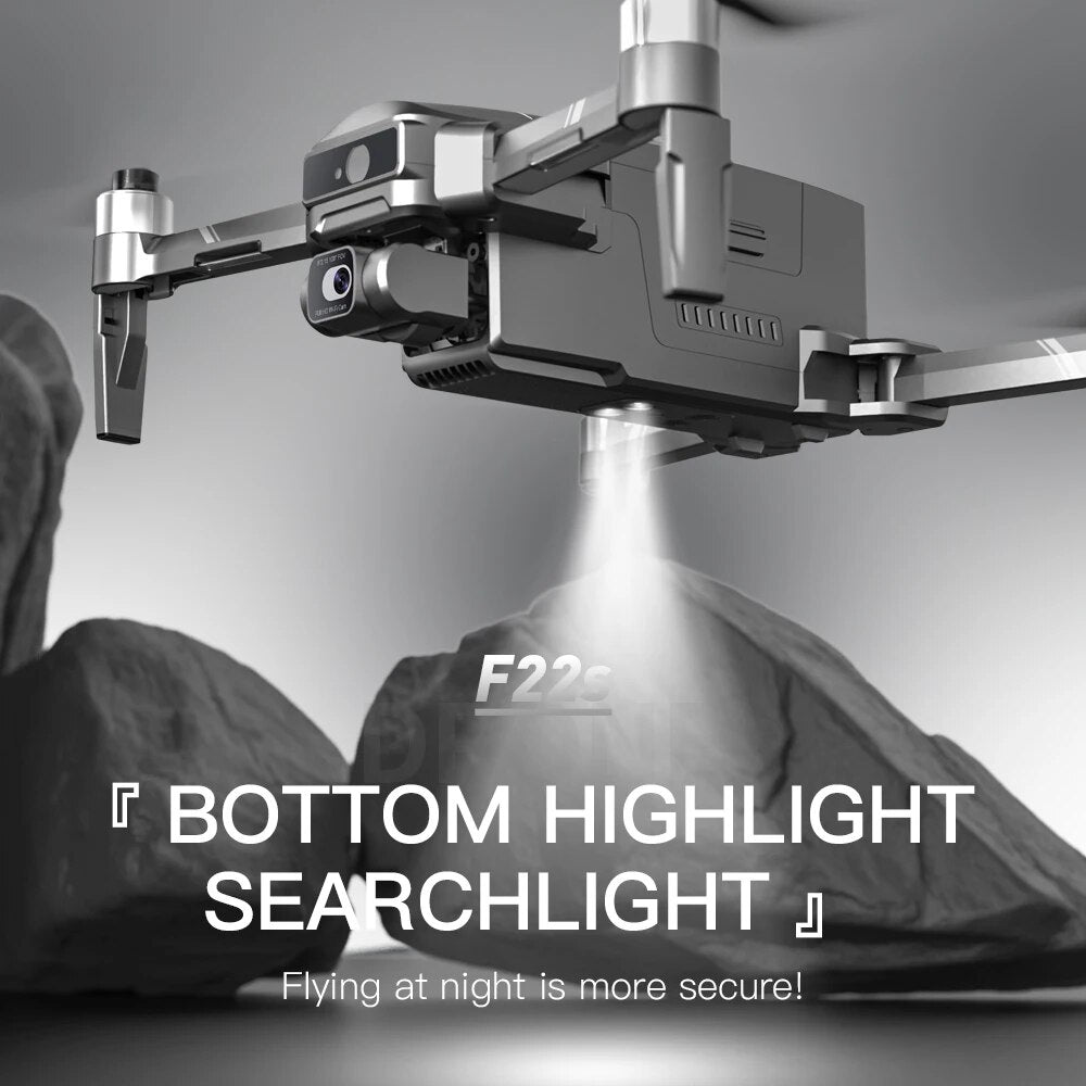 SJRC F22S 4K PRO Drone Camera Obstacle Avoidance PRO Quadcopter EIS 2-Axis Brus image 9