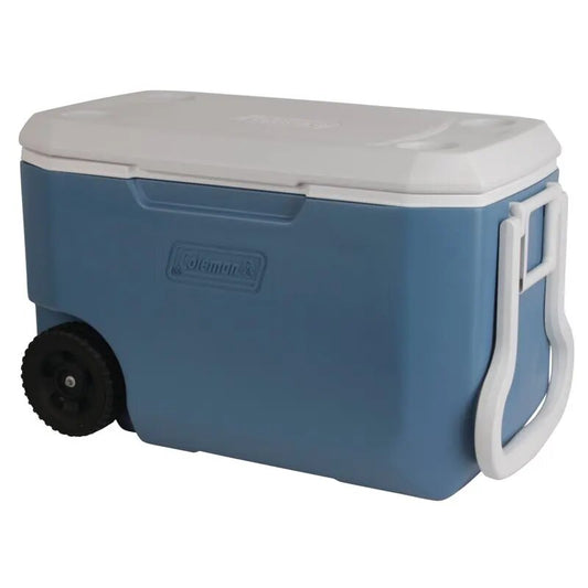 62-Quart Xtreme 5-Day Hard Cooler with Wheels, Blue image 0