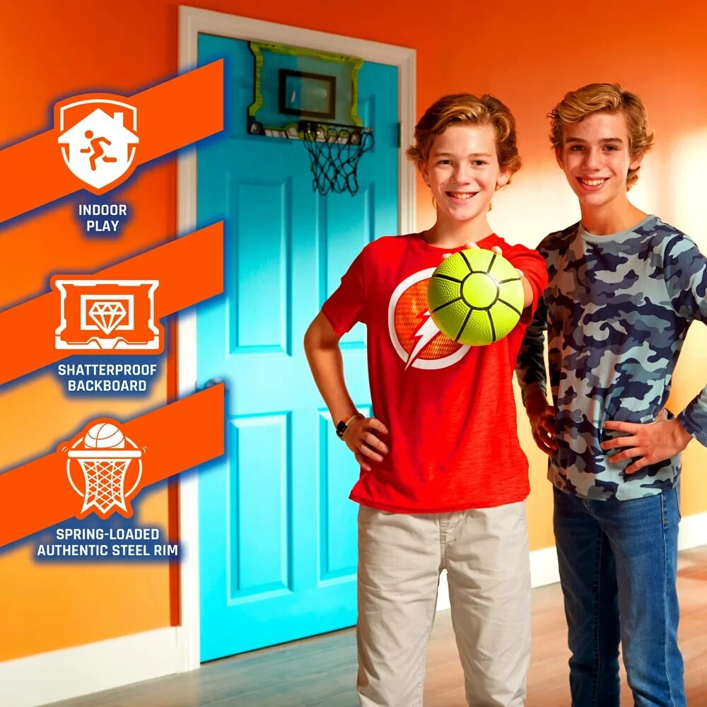 Pro Over the Door Hoop with Ball - 18 in. x 12 in. image 4