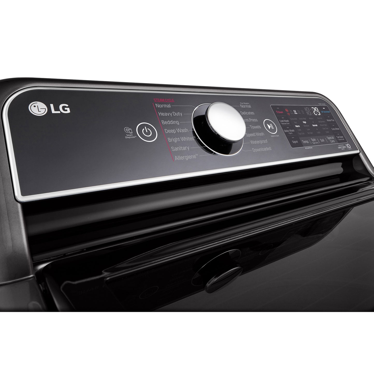 LG 5.5 cu. ft. Top Load Washer with Allergiene Cycle and 7.3 cu. ft. ELECTRIC D image 4