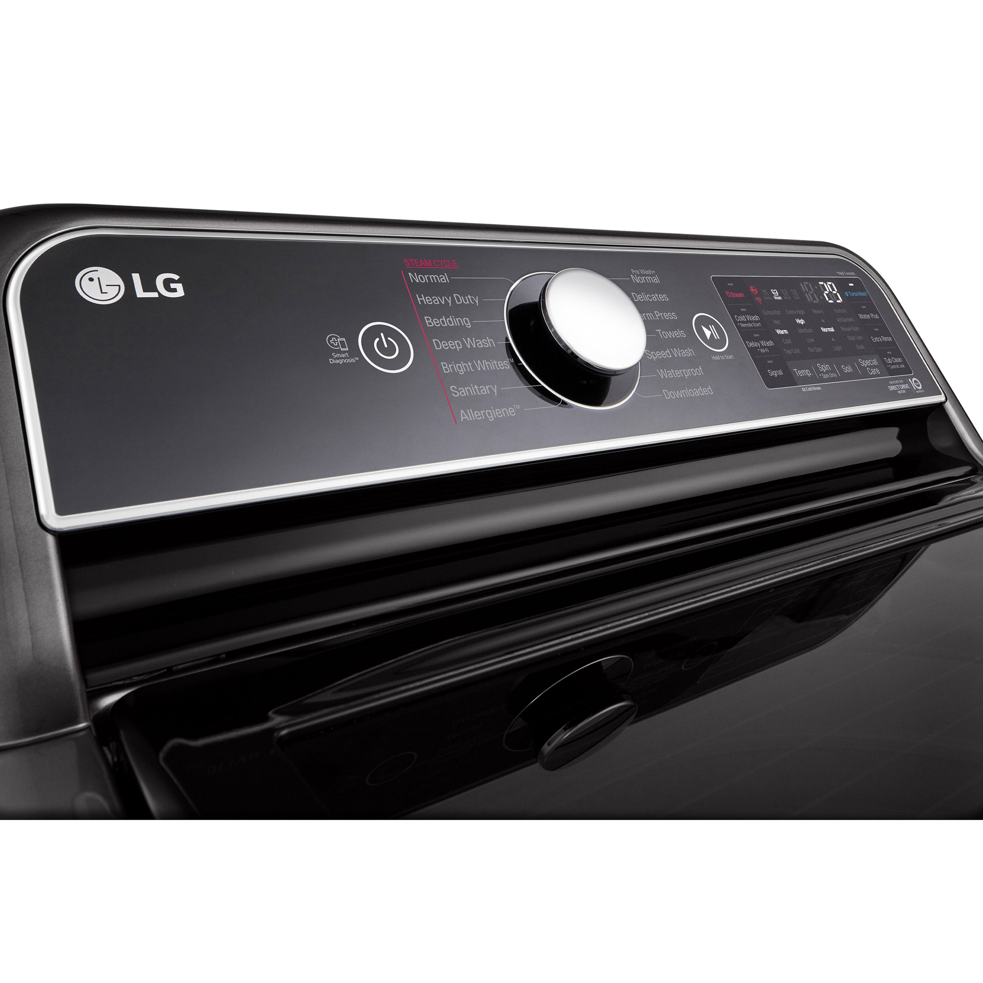 LG 5.5 cu. ft. Top Load Washer with Allergiene Cycle and 7.3 cu. ft. ELECTRIC D image 4